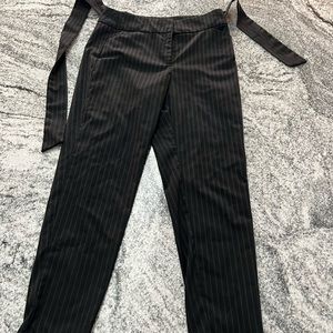 Black with white pin stripe dress pants